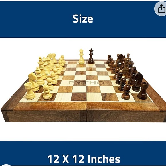 NWOT Pytho Chess Board - Picture 3 of 12